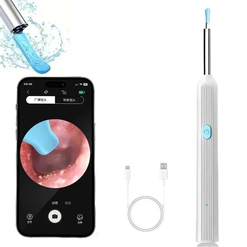Ear Cleaner with Camera – 8MP Wireless Rechargeable Kit