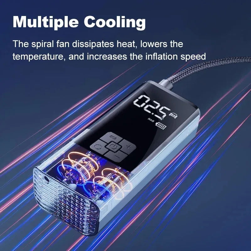 Wireless Car Air Pump with LED