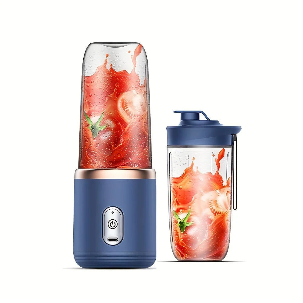 Mini Blender Cup – 6-Blade USB Smoothie & Juice Maker