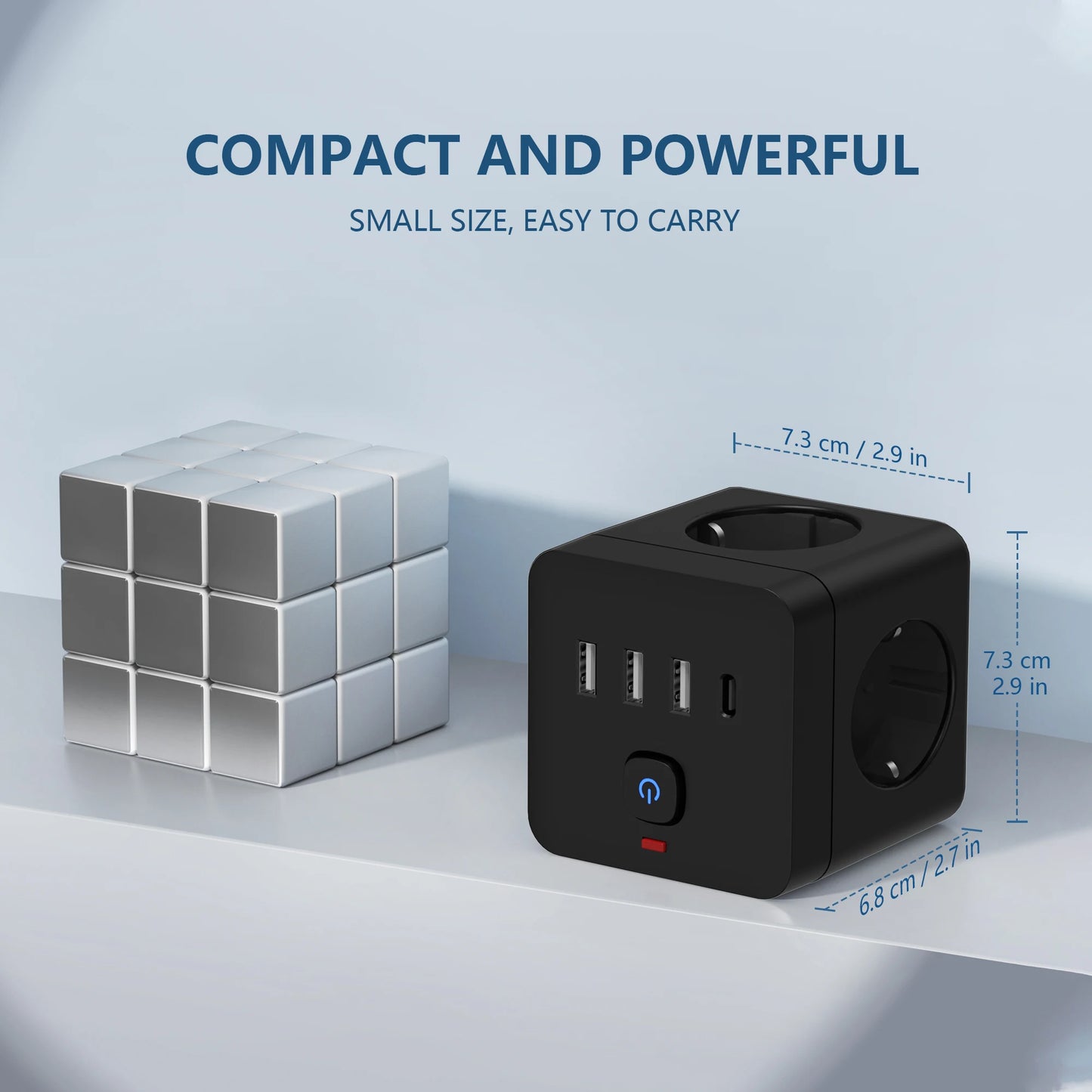 7-in-1 Power Strip with USB