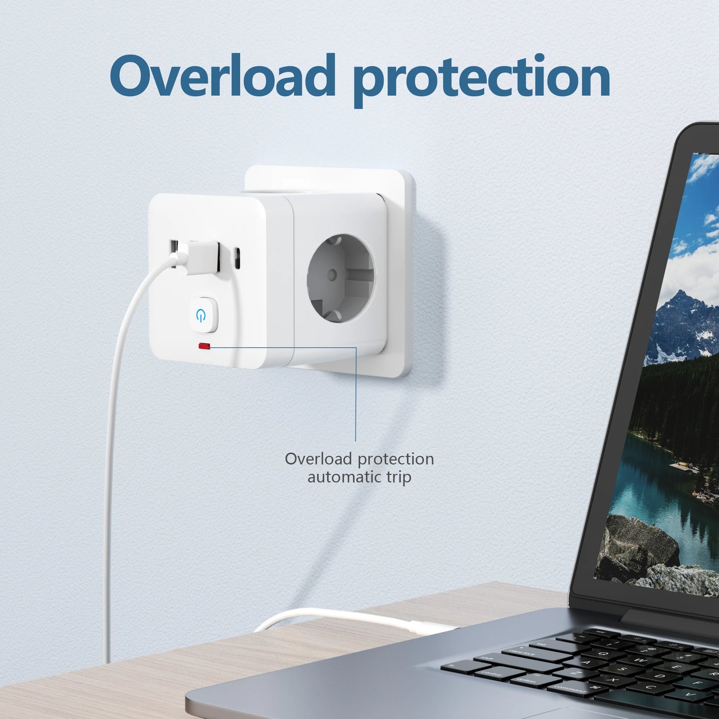 7-in-1 Power Strip with USB