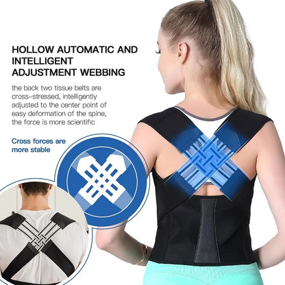 Adjustable Back Brace – Posture Corrector with Full Support