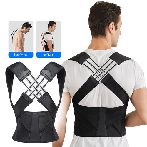 Adjustable Back Brace – Posture Corrector with Full Support