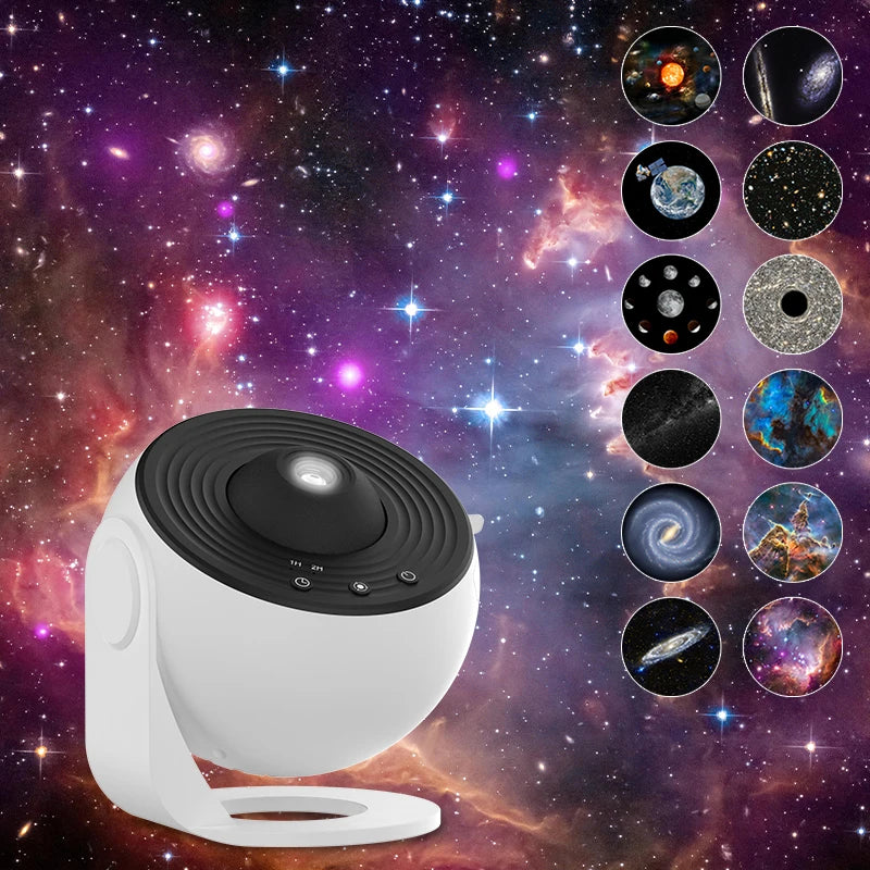 Rotating Galaxy Projector – Starry Sky Night Light Lamp