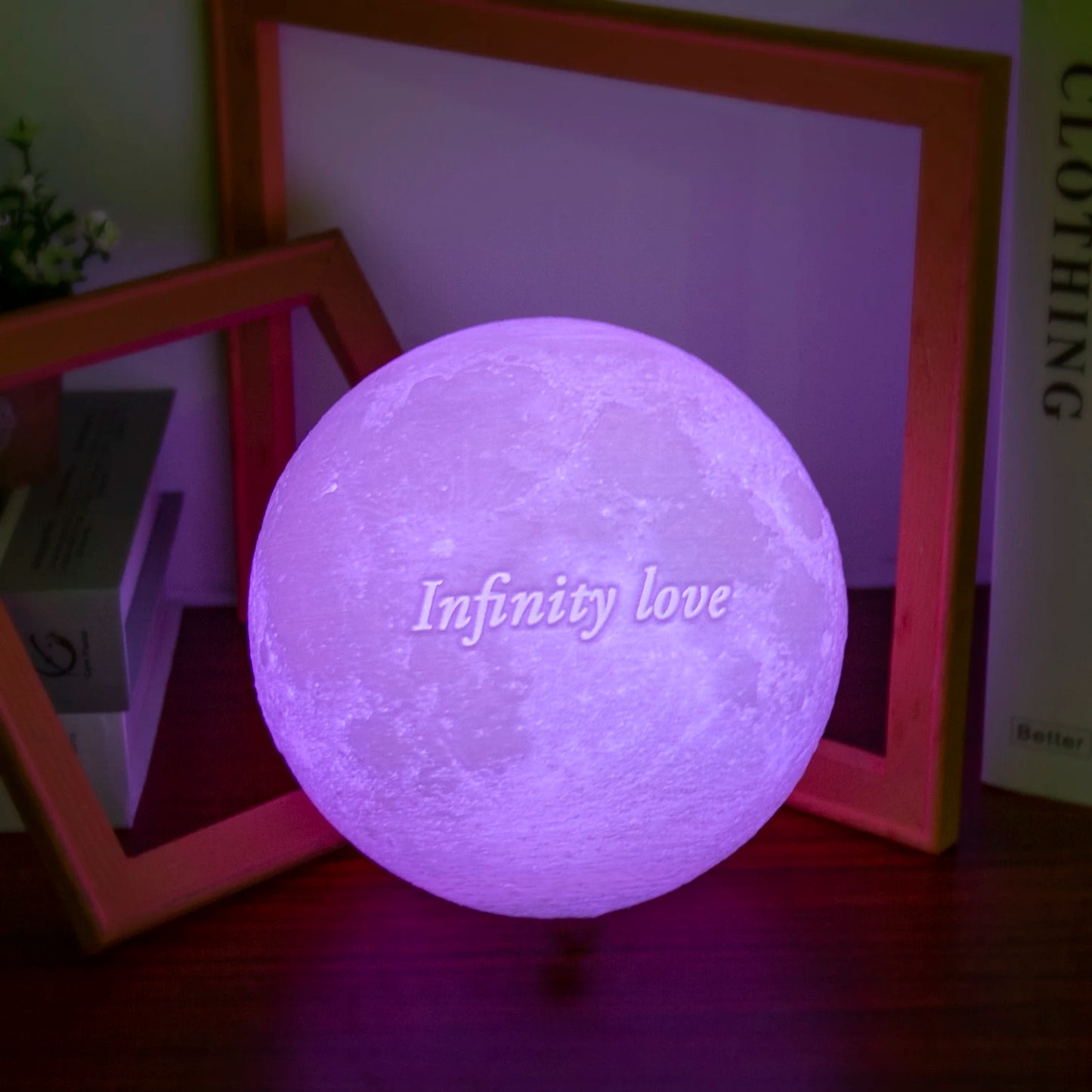 Custom Moon Lamp – 3D Printed LED Lunar Night Light