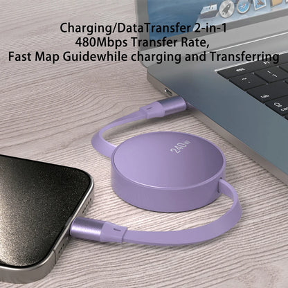 Retractable Type-C Charging Cable
