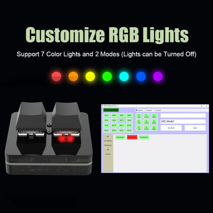 RGB Macropad Keyboard – 3-Key Programmable Gaming Keypad