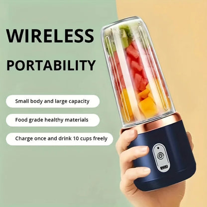 Mini Blender Cup – 6-Blade USB Smoothie & Juice Maker
