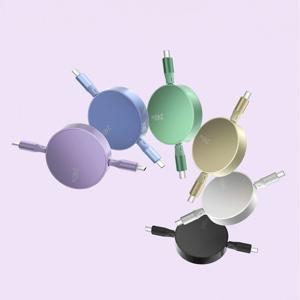 Retractable Type-C Charging Cable