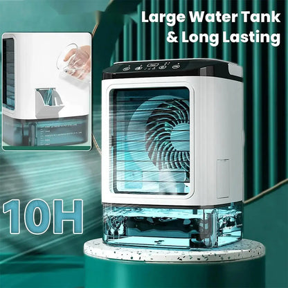 Portable Air Cooler Fan with Light