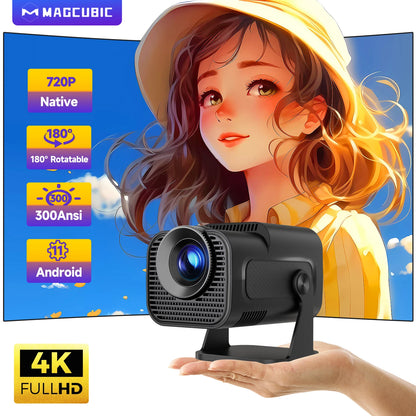Magcubic HY320 Projector – Mini 4K WiFi6 Portable Cinema