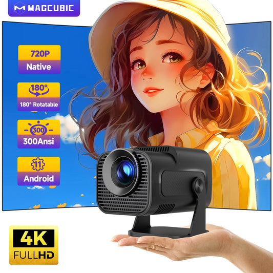 Magcubic HY320 Projector – Mini 4K WiFi6 Portable Cinema