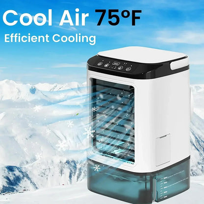Portable Air Cooler Fan with Light