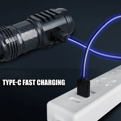 Strong Power Rechargeable LED Flashlight