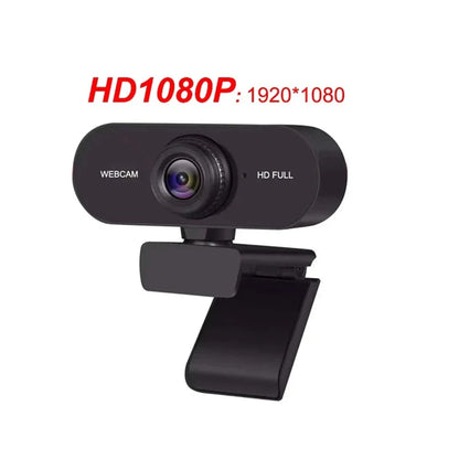 HD Webcam – 2K USB Camera with Mic & Privacy Cover