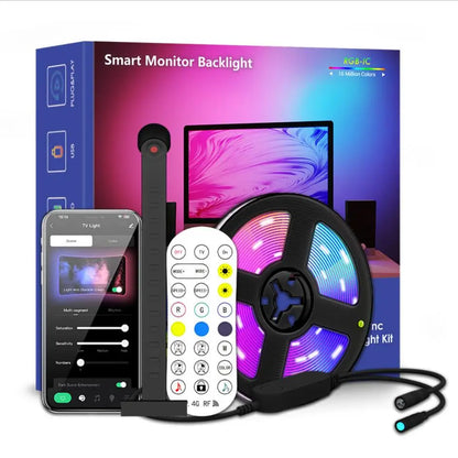 RGBIC TV Backlight – Smart Music-Sync LED Strip (55–75")