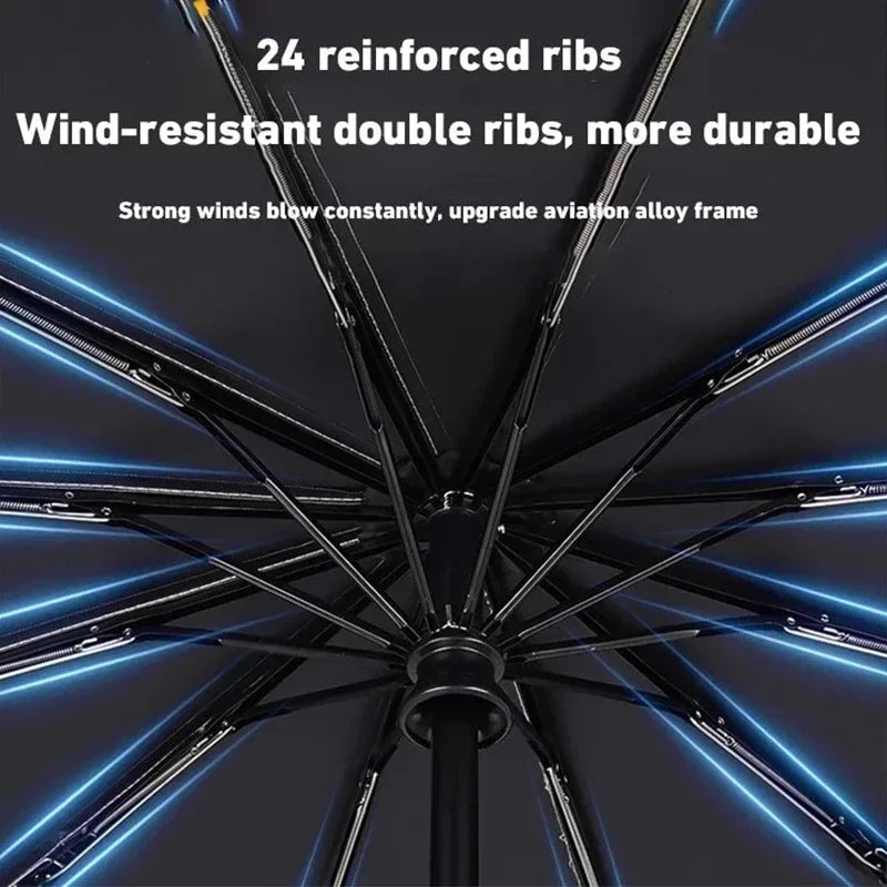 Xiaomi Auto Umbrella – 24-Bone Windproof UV Sunshade
