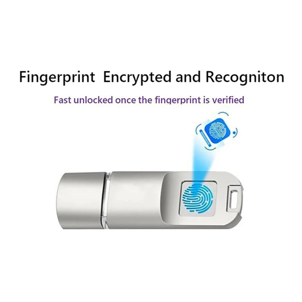 Fingerprint USB Flash Drive – 32GB Secure Privacy Stick