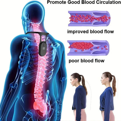 Smart Posture Sensor – Vibration Reminder for Back & Neck