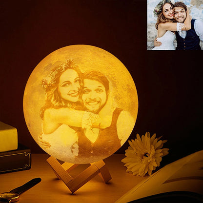 Custom Moon Lamp – 3D Printed LED Lunar Night Light
