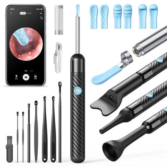 Ear Cleaner with Camera – 8MP Wireless Rechargeable Kit