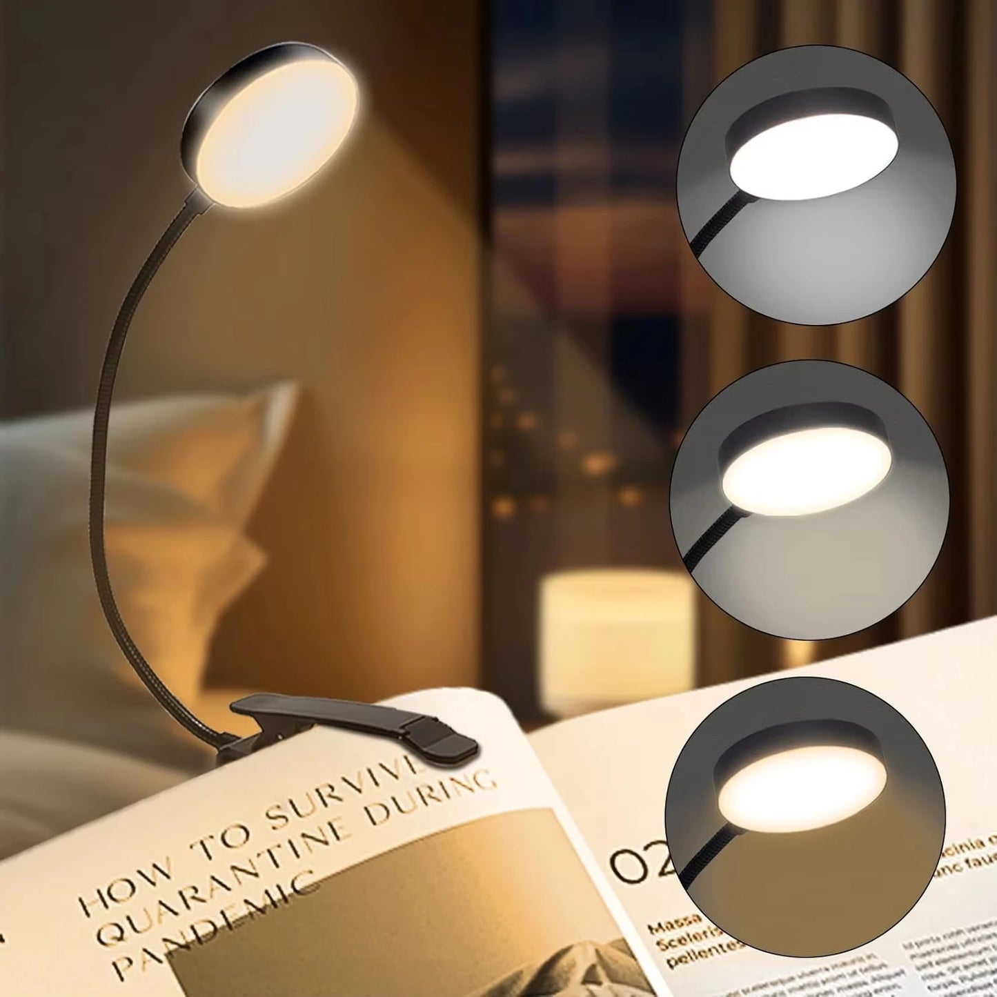 LED Clip-On Reading Light