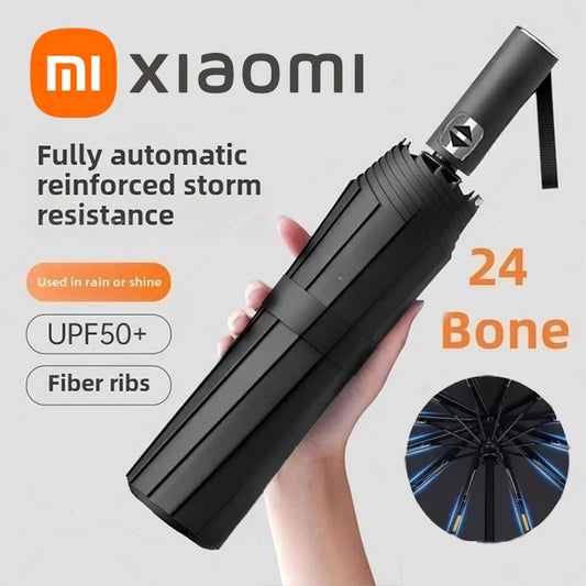 Xiaomi Auto Umbrella – 24-Bone Windproof UV Sunshade