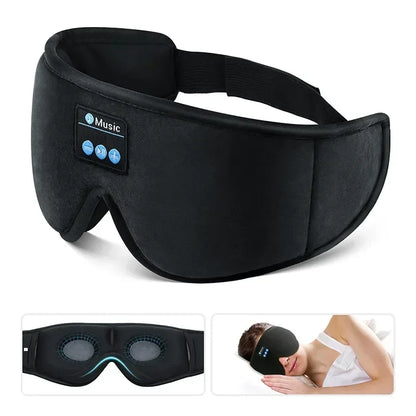 Bluetooth Sleep Mask – 3D Eye Cover with HD Music Speakers