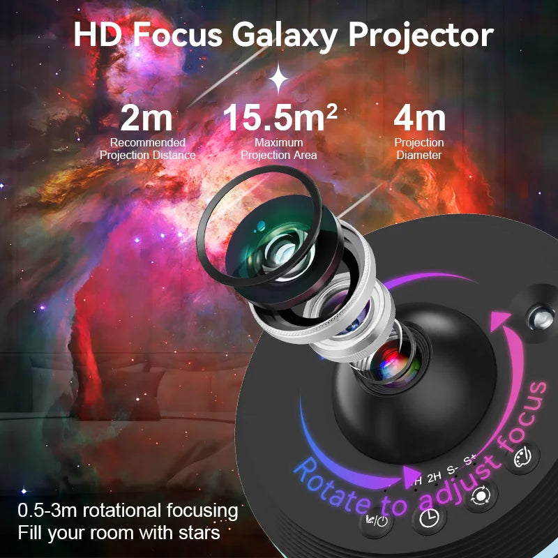 Galaxy Star Projector Lamp