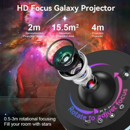 Galaxy Star Projector Lamp