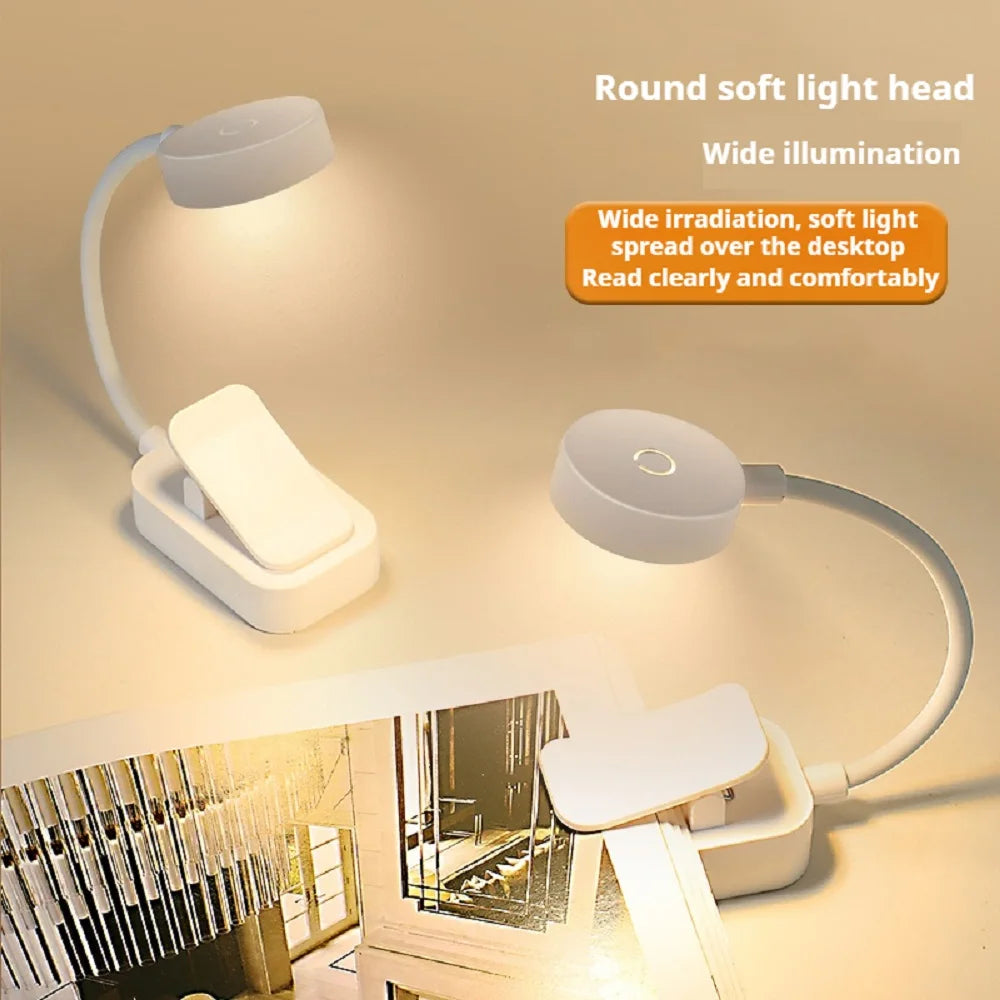Foldable Clip-On Book Lamp
