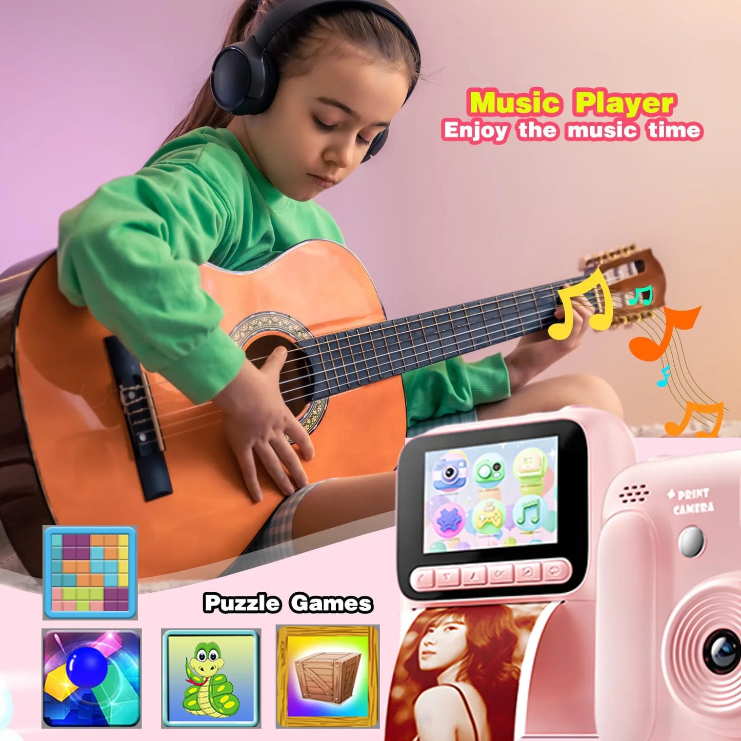 Kids Instant Print Camera