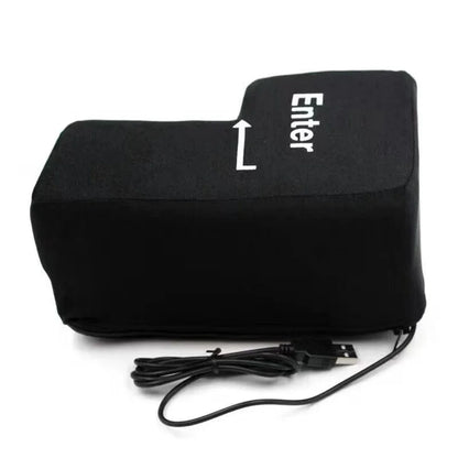Giant Enter Key – USB Stress Relief Pillow Keyboard