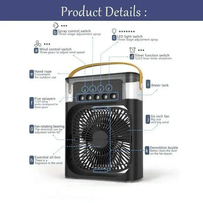3-in-1 Mini Air Cooler & Humidifier