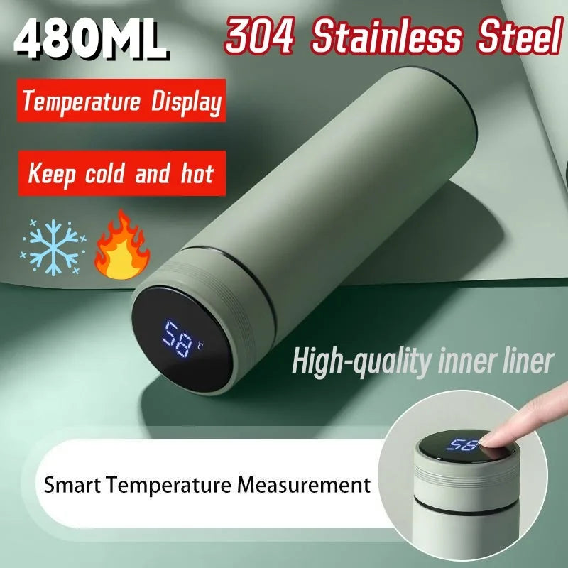 Smart Thermos Bottle – 500ml LED Temp Display Flask