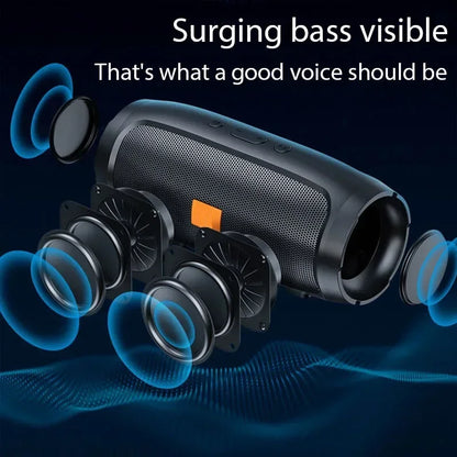 Portable Subwoofer Speaker – Waterproof Bluetooth with FM