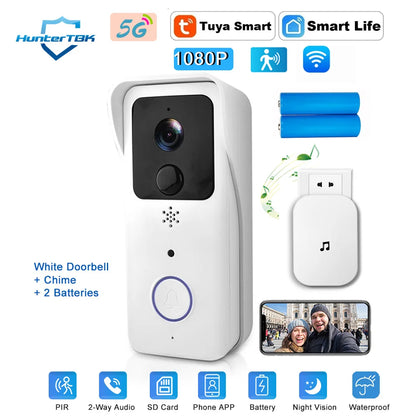 Tuya WiFi Video Doorbell – 1080P Smart Outdoor Camera