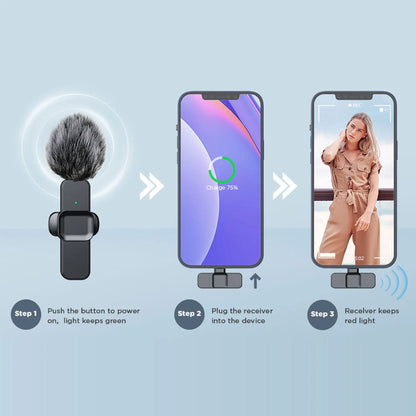 K10 Wireless Lavalier Microphone