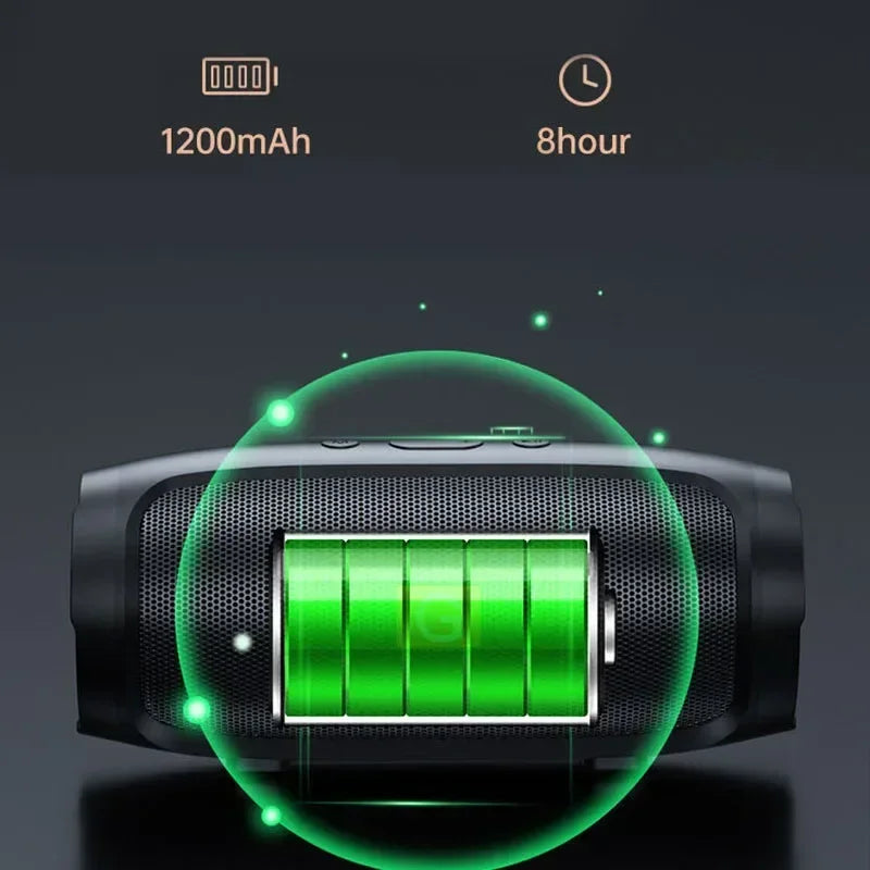 Portable Subwoofer Speaker – Waterproof Bluetooth with FM
