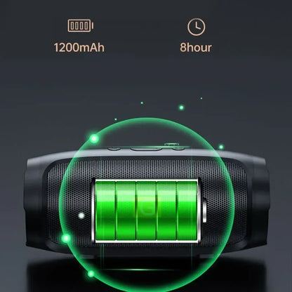 Portable Subwoofer Speaker – Waterproof Bluetooth with FM