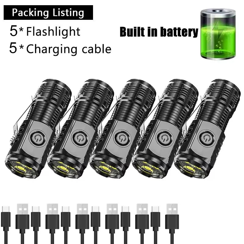 Strong Power Rechargeable LED Flashlight