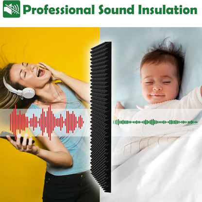 Soundproof Foam Panels – Eggcrate Acoustic Wall Stickers