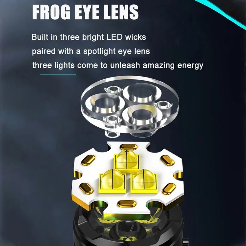 Strong Power Rechargeable LED Flashlight