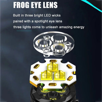 Strong Power Rechargeable LED Flashlight