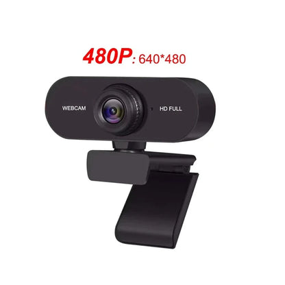 HD Webcam – 2K USB Camera with Mic & Privacy Cover