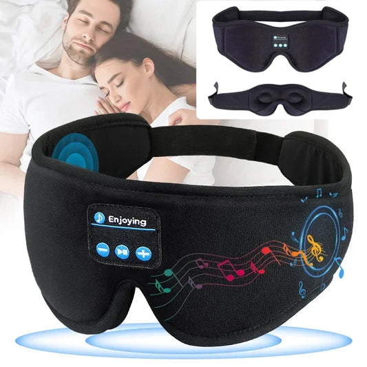 Bluetooth Sleep Mask – 3D Eye Cover with HD Music Speakers