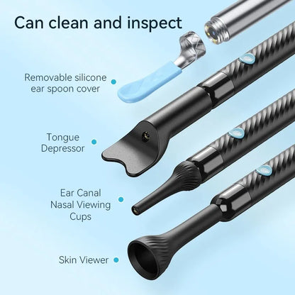 Ear Cleaner with Camera – 8MP Wireless Rechargeable Kit