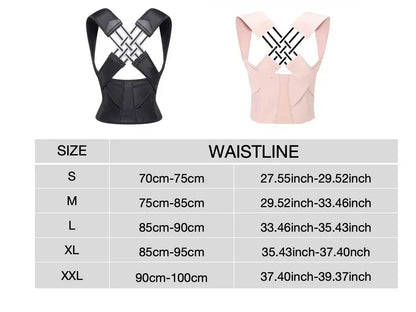 Adjustable Back Brace – Posture Corrector with Full Support