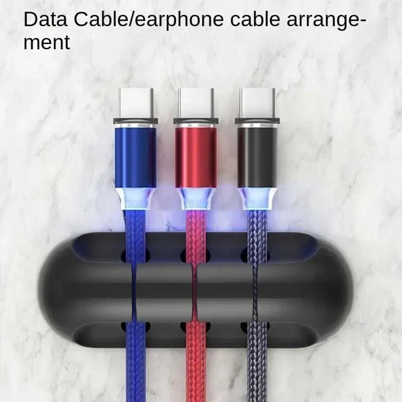 Silicone Cable Clips – Self-Adhesive Cord Organizer Pack
