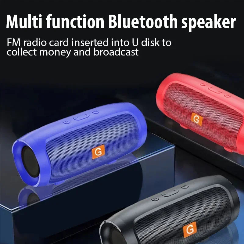 Portable Subwoofer Speaker – Waterproof Bluetooth with FM